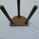 Tabouret en bois demi lune