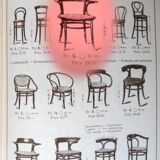 Office armchair bistrot bentwood , by Ungvar 1895