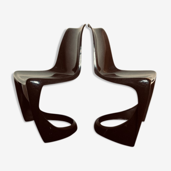Paire de chaises cantilever modèle 290
