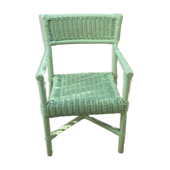 Wicker children's armchair