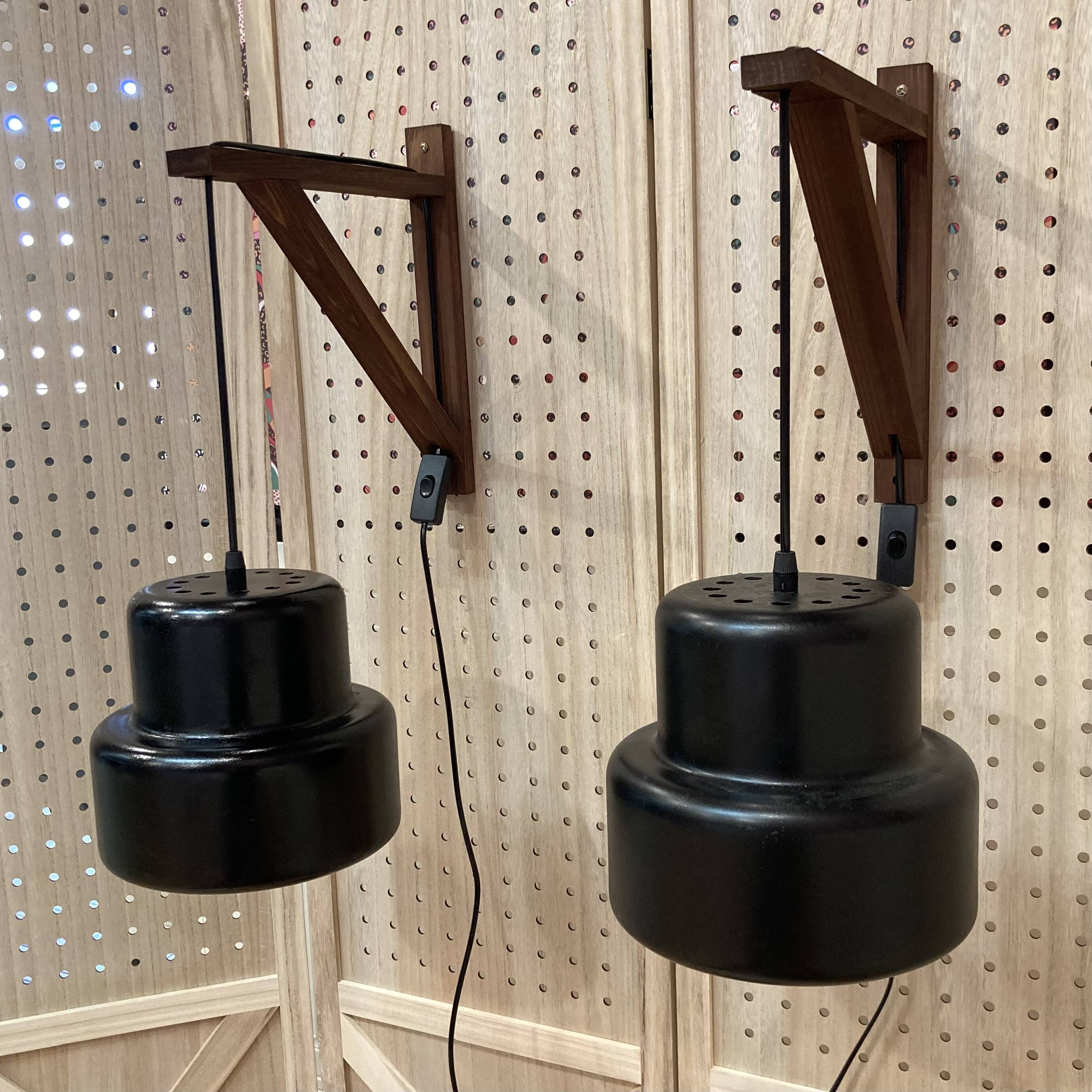 PAIR OF WALL LIGHTS "JO HAMMERBORG" 1950.