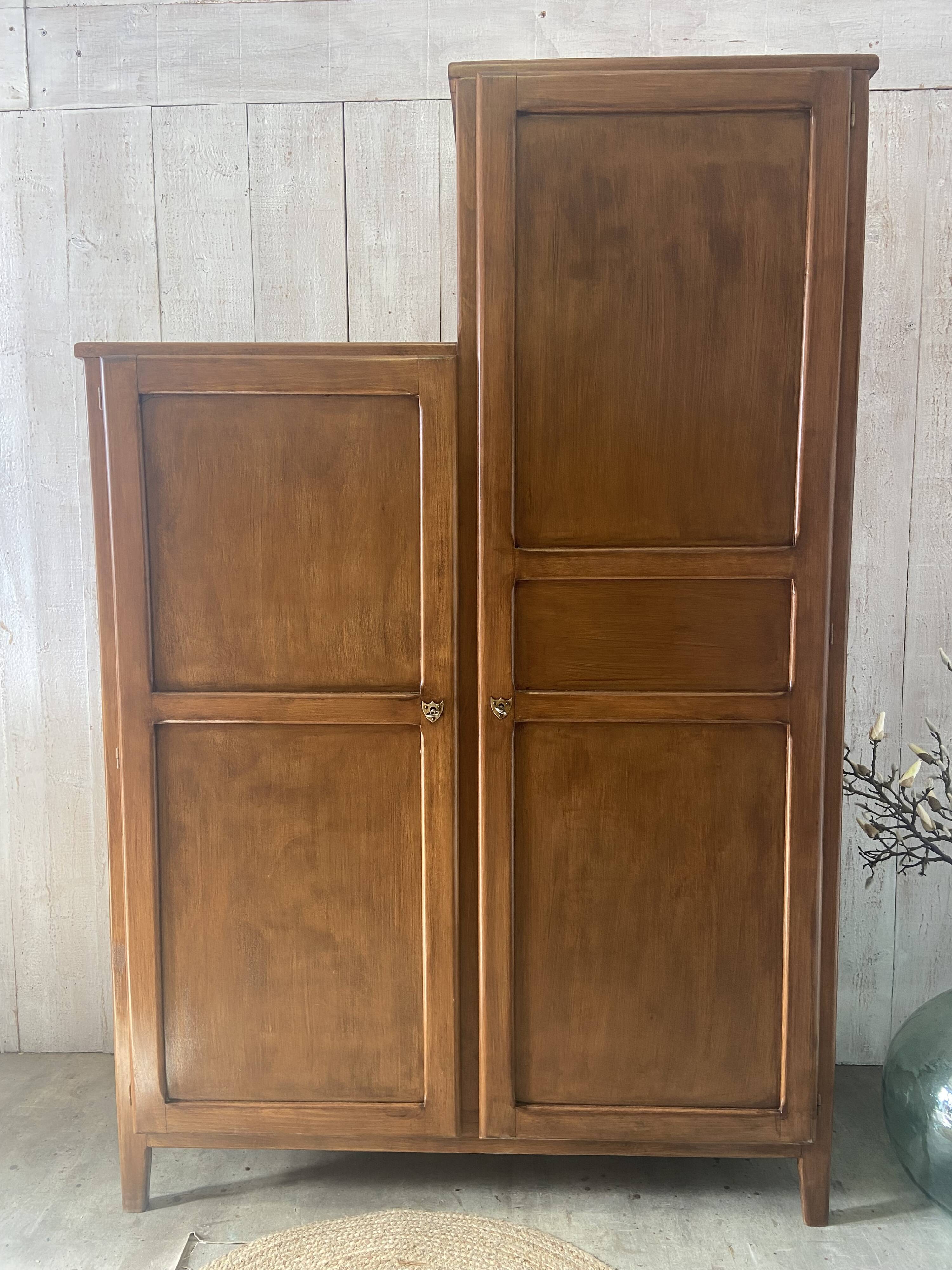 Vintage asymmetrical wardrobe