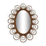 Rattan mirror