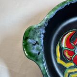 Shallow dish or ceramic serving dish by Gabriel Fourmaintraux.