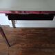 Bureau design acier chromé verre trempé