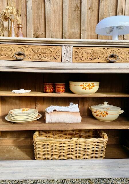 buffet breton aérogommé relooké