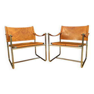 A pair of Amiral armchairs, designed by Karin Mobring, Ikea, Sweden, 1970s.