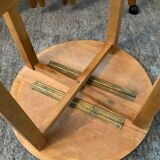 Scandinavian set by Poul Hundevad table and 4 folding teak stools