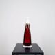 Mid-century modern table lamp with cotton shade Carl Fagerlund Orrefors Sweden