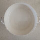 6 plates and vegetable iron earth Lunéville