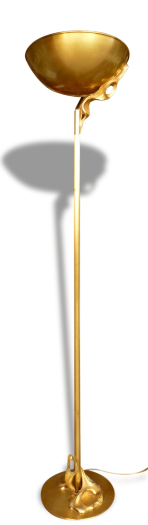 Lampadaire en bronze Mauro Marzollo