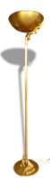Floor lamp in bronze Mauro Marzollo Italian design