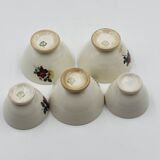 Set of 5 Boch Frères Keramis bowls