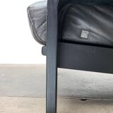 Postmodern German brutalist lounge chair by Rolf Benz for Musterring, 1990s.