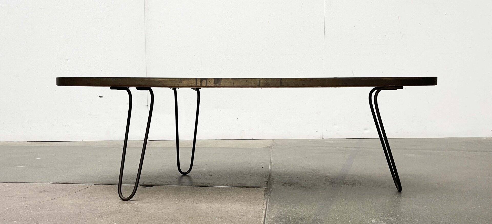 Mid-Century German Mosaic Couch Table from Berthold Müller Oerlinghausen, 1960s