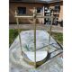Umbrella stand 1900 brass, cast iron and steel