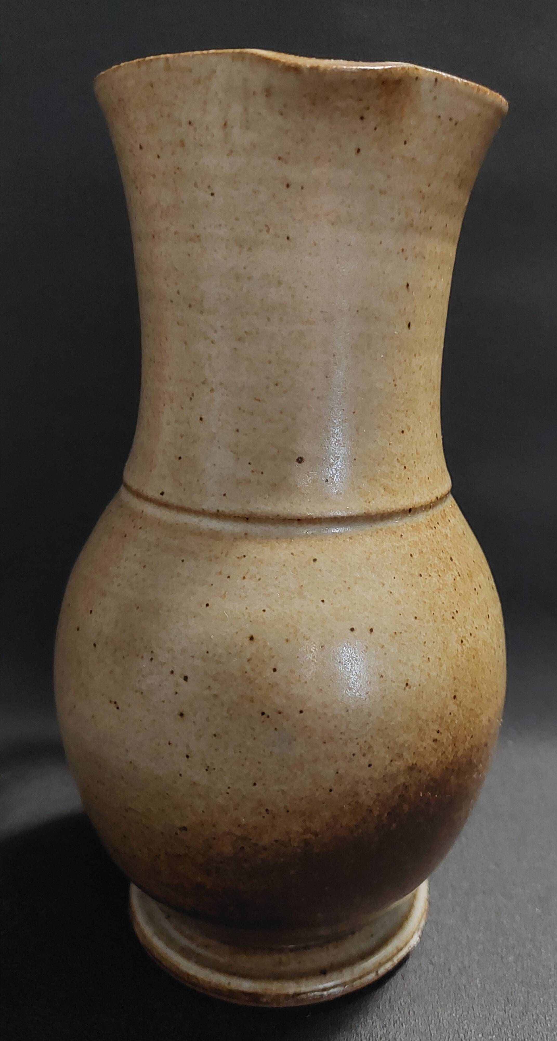 Stoneware pitcher signed Tournay, 1970s