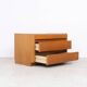 Set of vintage oak bedside tables from Moser, Germany, 1970s