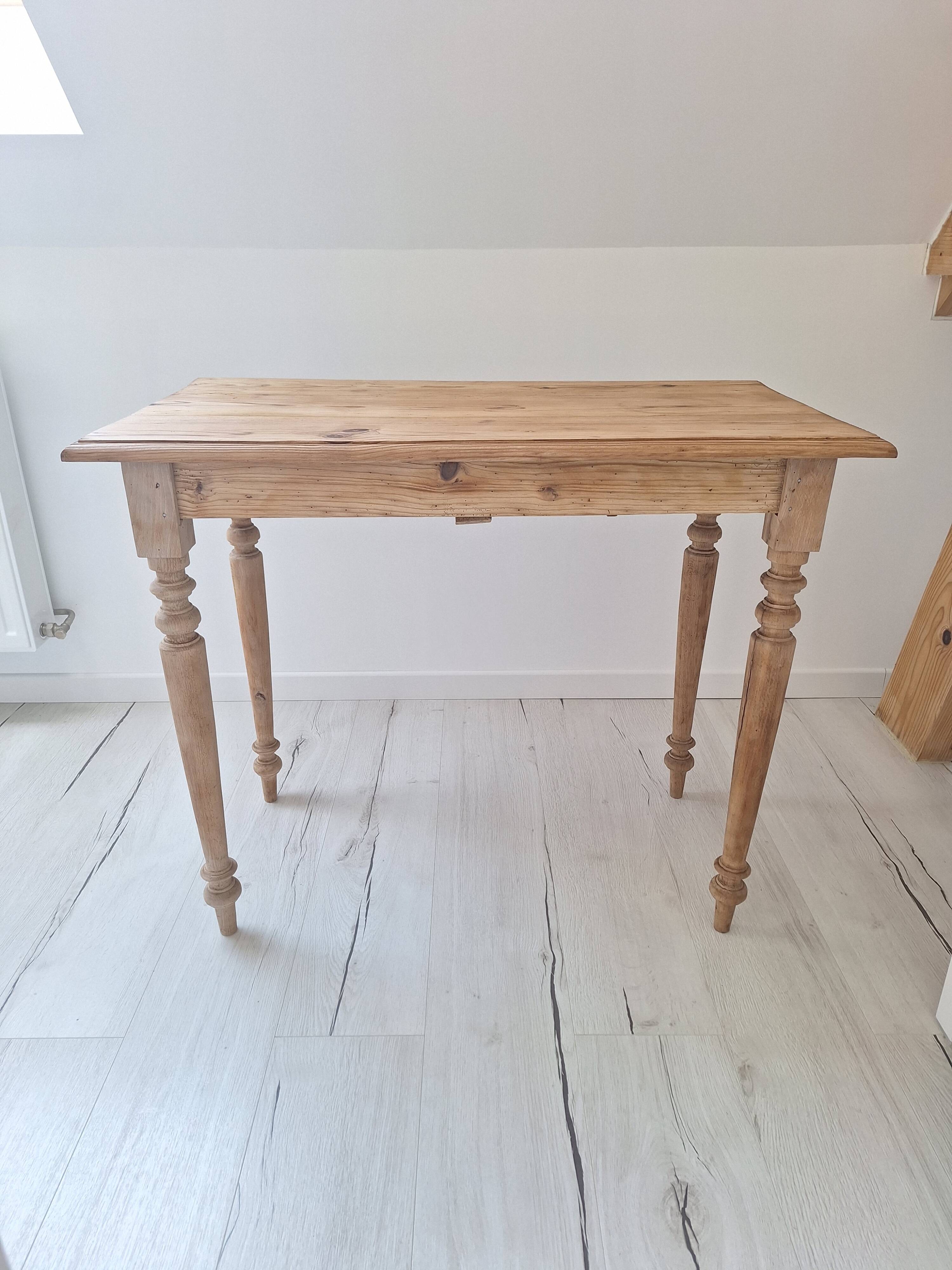 Bureau / Console / Table d'appoint de ferme style campagne en bois massif