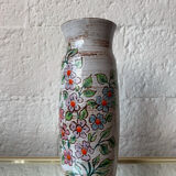 Large ceramic roller vase from Vallauris, 1960s