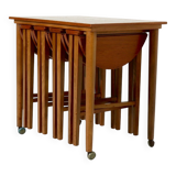 Teak Nesting Tables by Poul Hundevad for Novy Domov 1960s