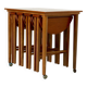 Teak Nesting Tables by Poul Hundevad for Novy Domov 1960s
