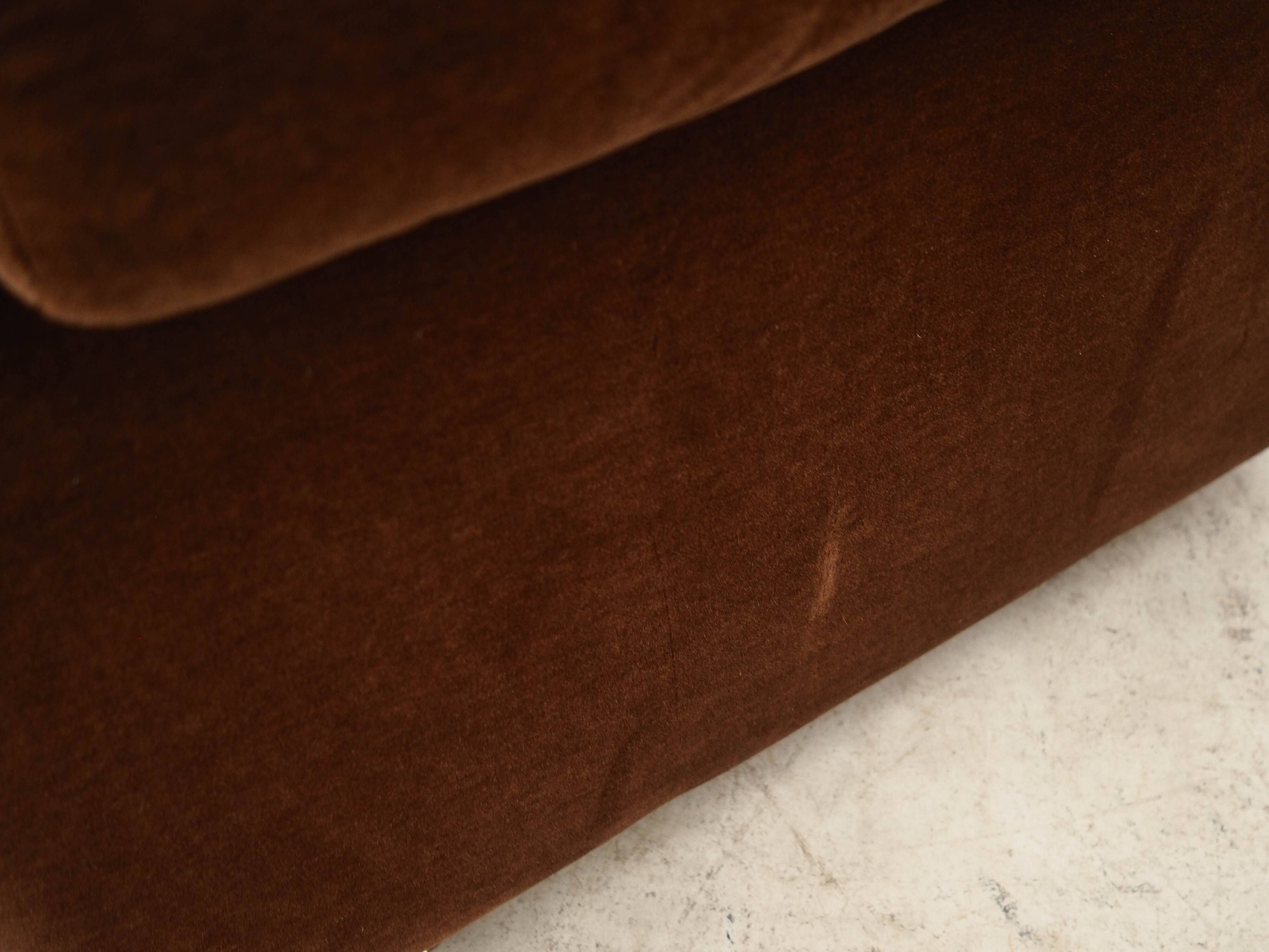 Brown armchair Coronado, Italian design, 1960s, manufacturer: B&B Italia, d