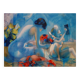 Jean-Baptiste Valadié: Blue Breeze, Mother and Daughter, original signed lithograph