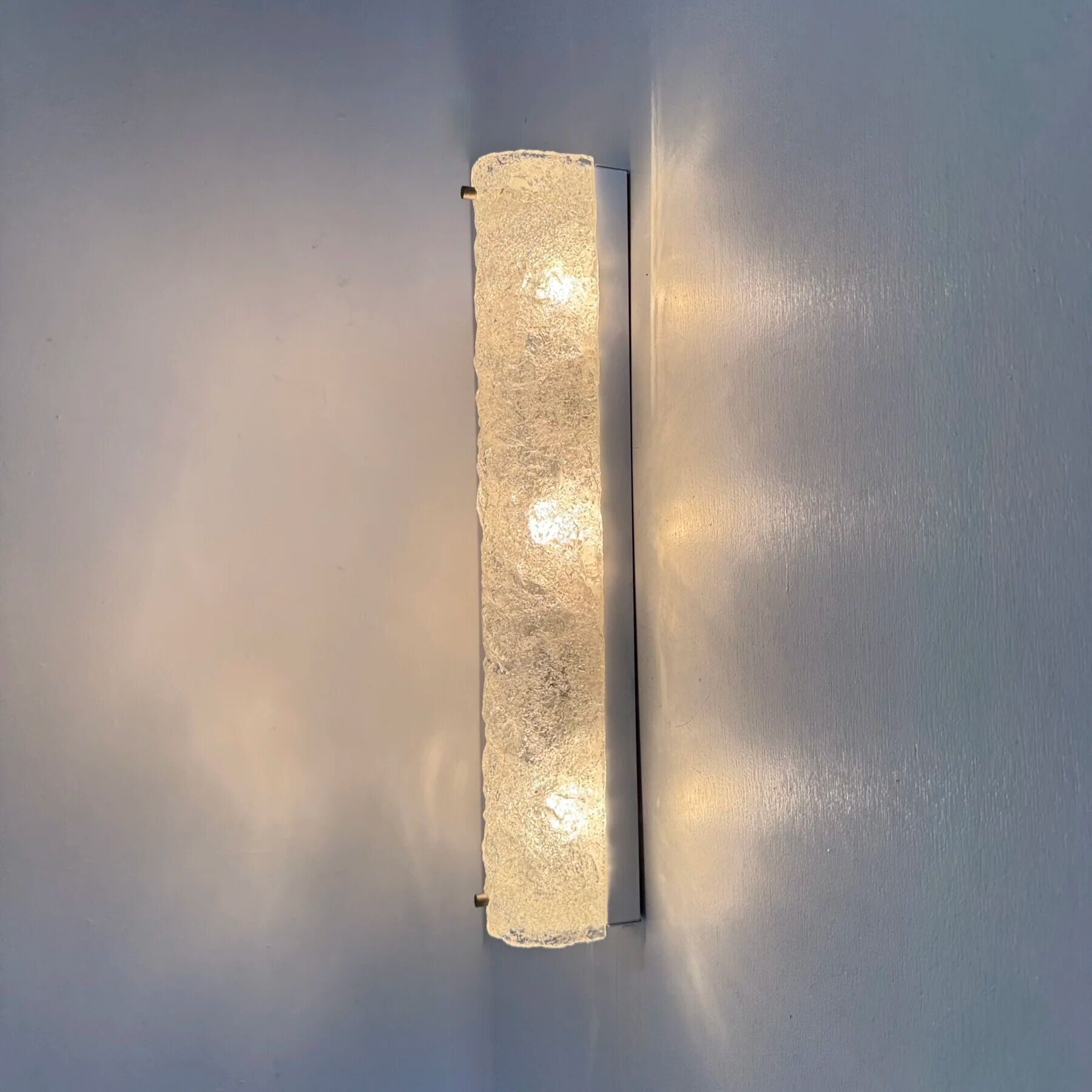 Mid-century design Murano glass wall sconces, Germany, 1970s