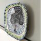 Face illustration ceramic bowl by Jane Wåhlstedt, Sweden, 1960s