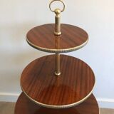 Neoclassical round table with triple tiers