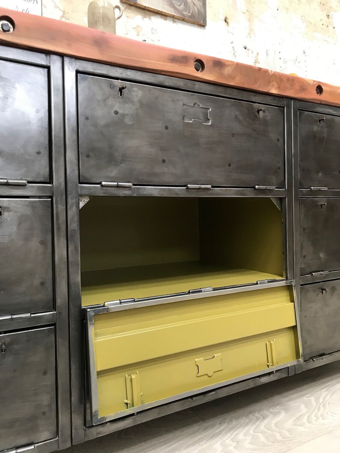 Industrial sideboard