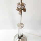 Steel art deco lamp foot - Plexiglas