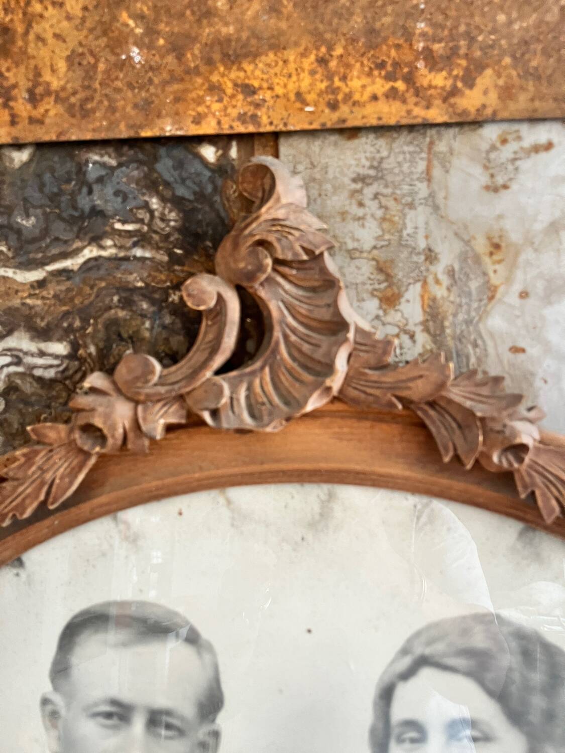 Framed old portraits