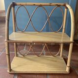 Rattan shelf