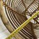 Vintage rattan shell chairs