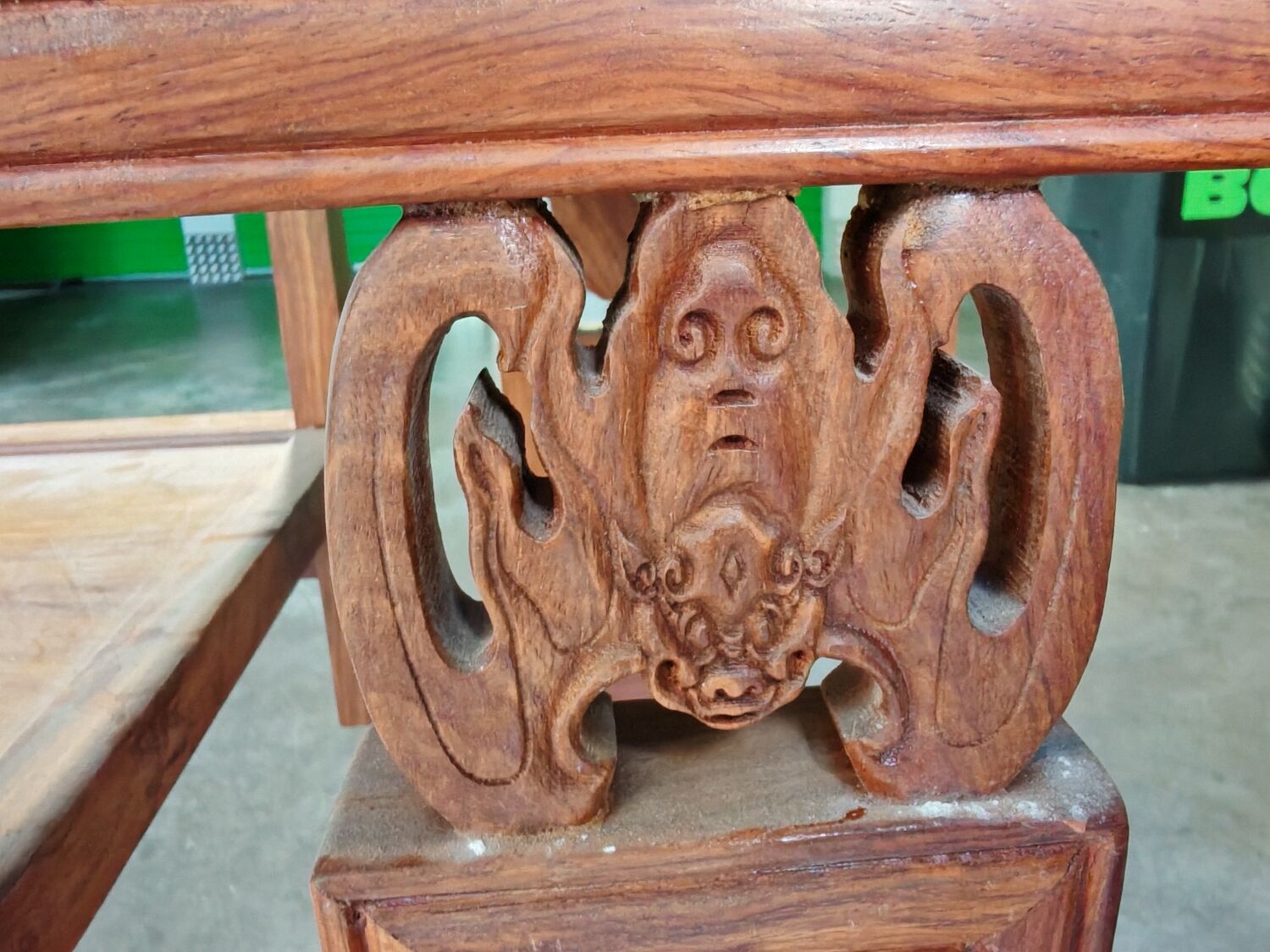 Bibliothèque chinoise Collectible Décorative en bois exotique