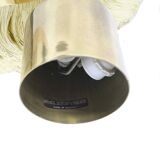 Hans-Agne Jakobsson T-603 pendant lamp in brass with yellow fringes.