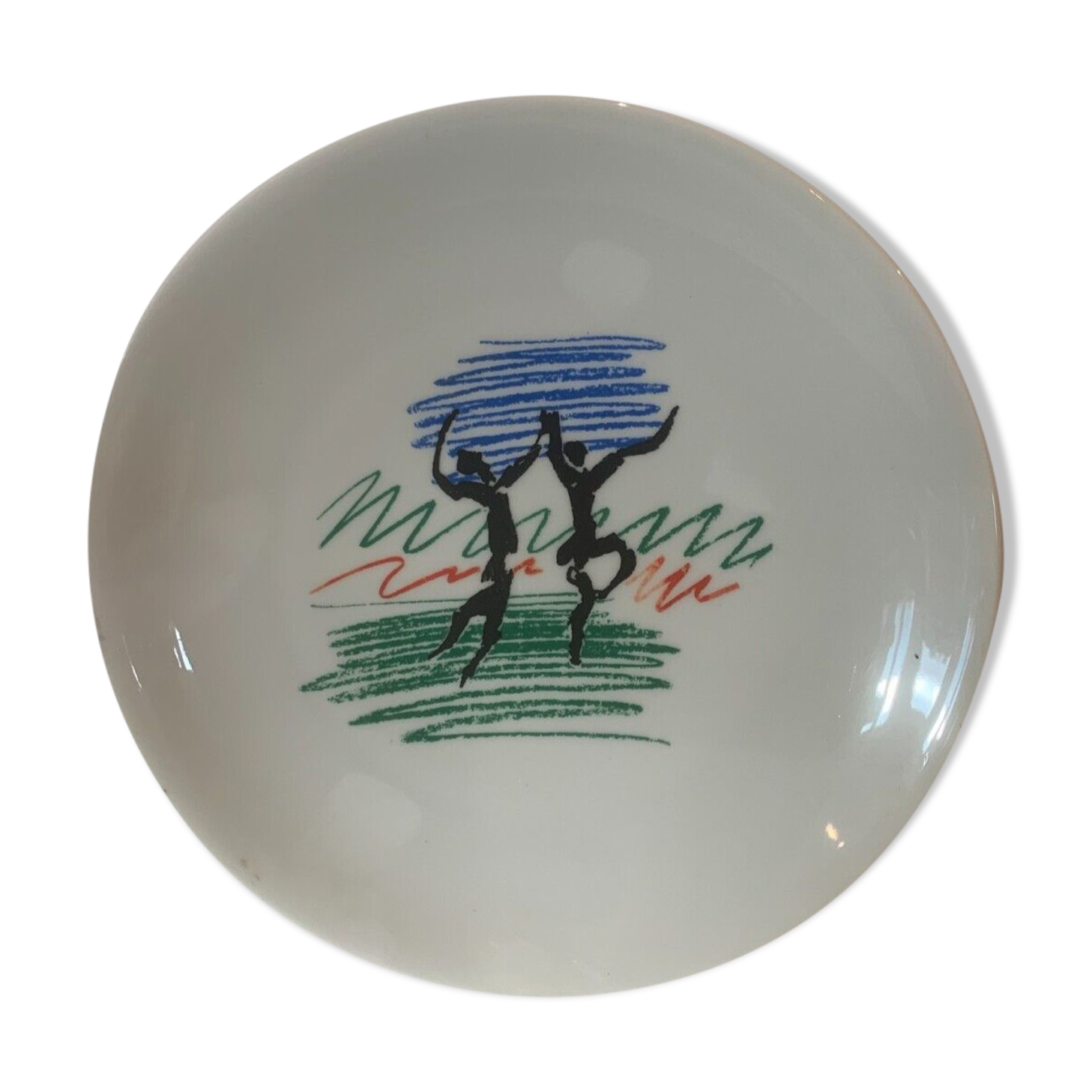 Limoges porcelain plate Decoration of Picasso XXcentury