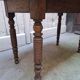Wood and marble bistro table