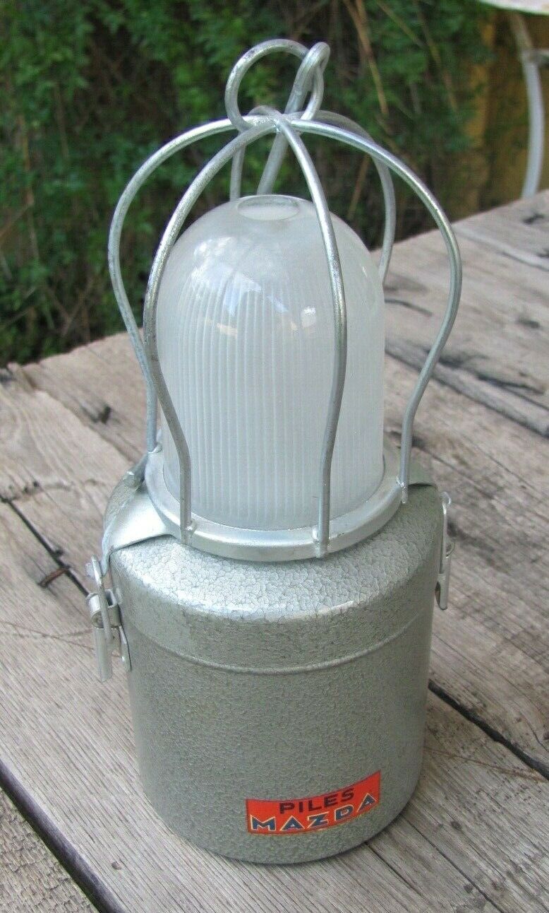 Mazda vintage camping lamp