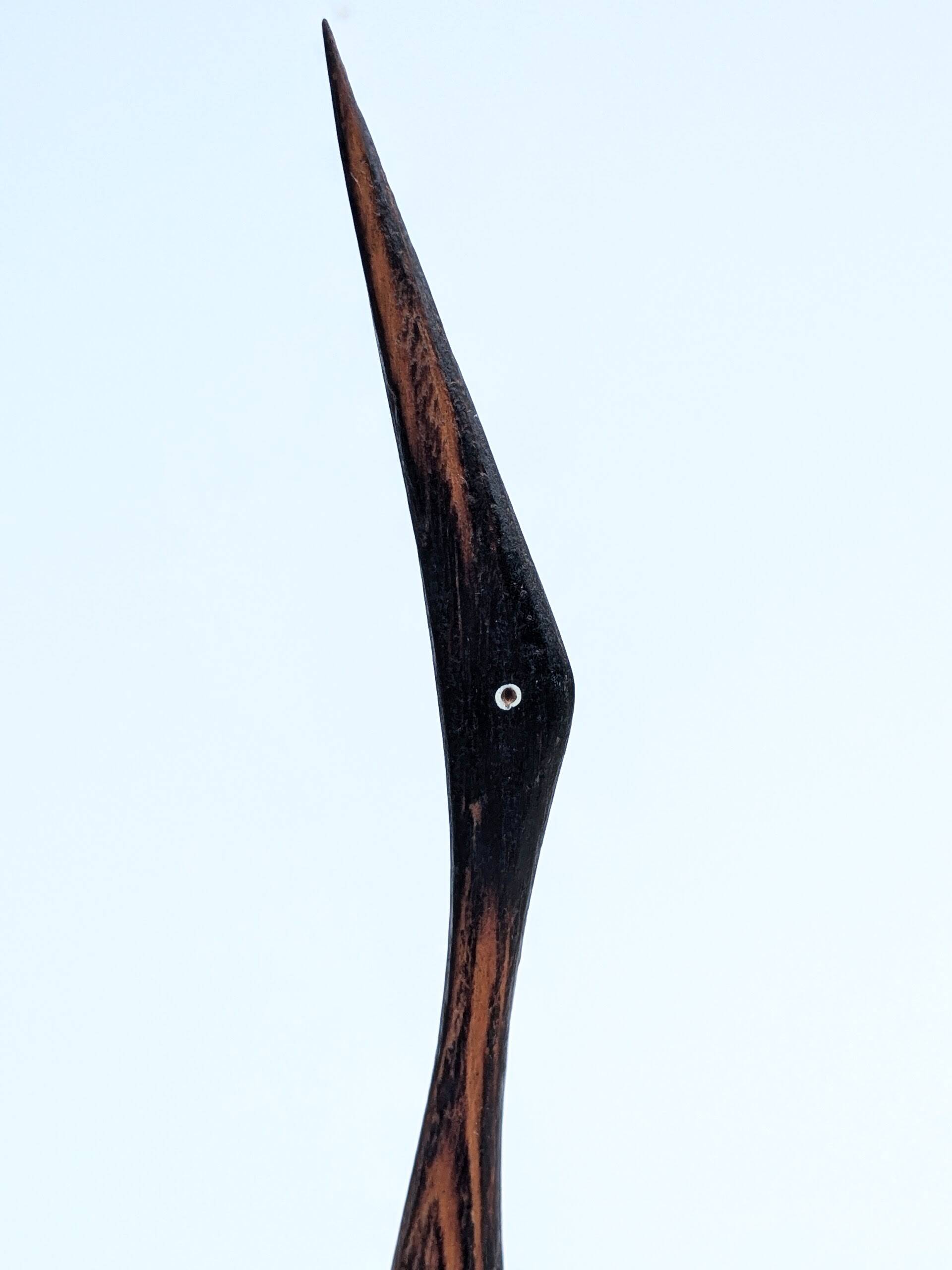 Paire de grues en bois, années 60