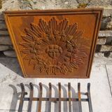 Fireplace plate