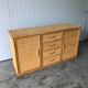 Vintage rattan sideboard in Roche Bobois style