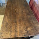 Antique turned leg farmhouse table