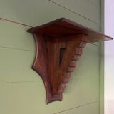 Antique wooden wall shelf