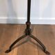 Parquet Floor Lamp in Wrought Iron and Gilded Iron, Art Deco, French Work,