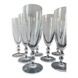 Saint Louis crystal flutes