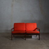 Scandinavian Modern Capella sofa by Illum Wikkelsø for N.Eilersen, Sweden, 1960`s