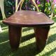 Tabouret where african head rests